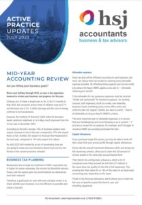 MID-YEAR ACCOUNTING REVIEW - Are you hitting your business goals?